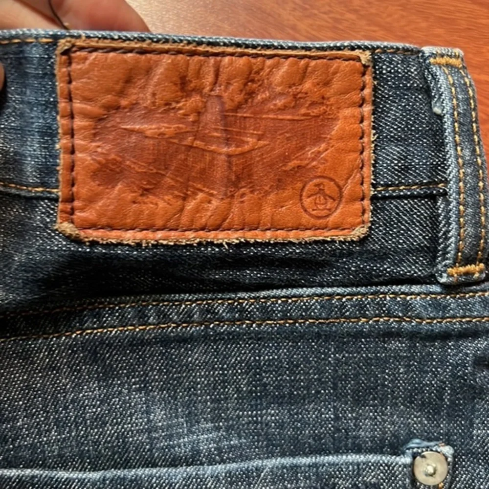 Penguin by munsingwear‎ dark denim button fly Mens size 30